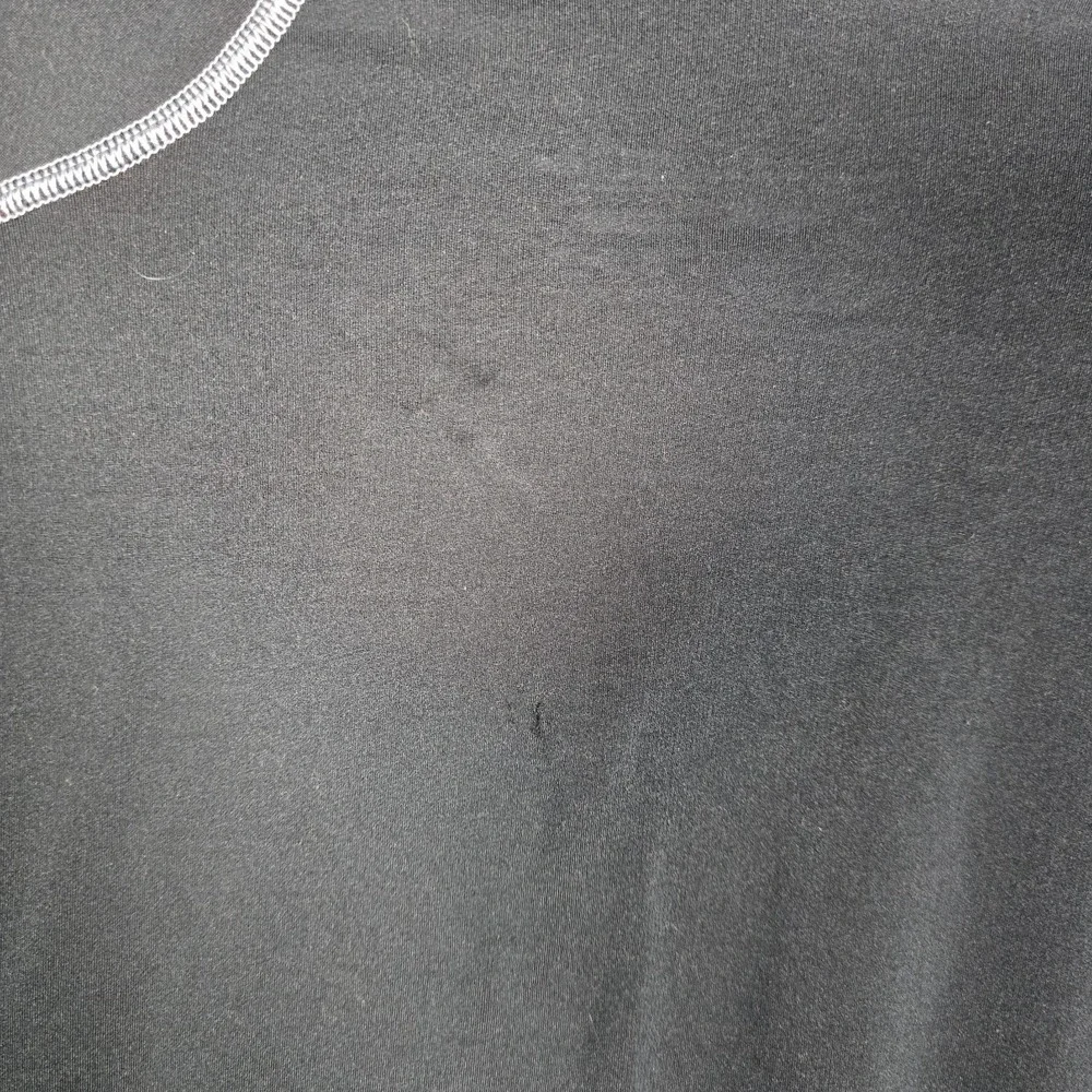 Nike Pro Combat Shirt Mens Large Fitted Black Long Sleeve Mock Neck Performance‎